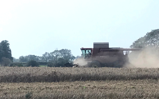 Moulton College Combine Harvester