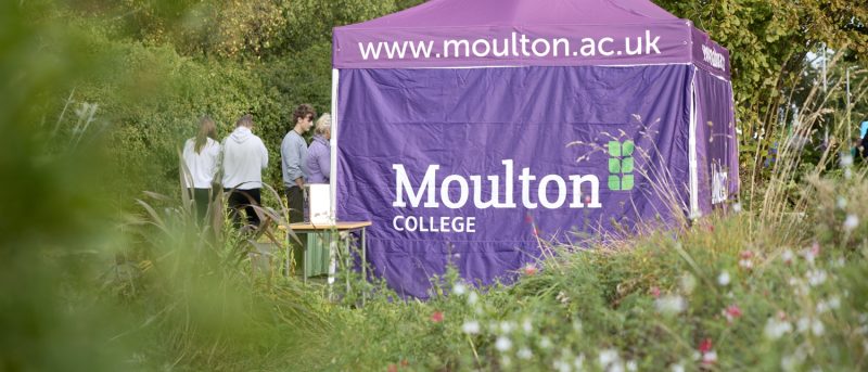 Moulton College Open Day gazebo