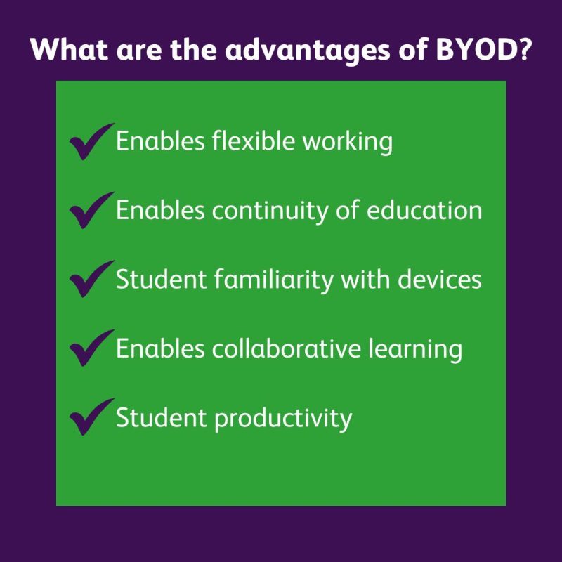 What are the advantages of BYOD