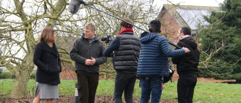 Corrie filming Countryfile