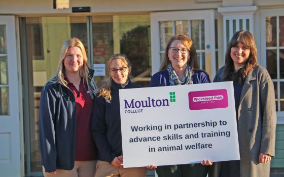 Moulton college and Wicksteed Park working together