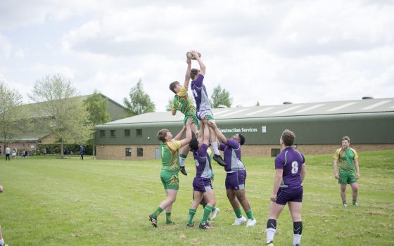 P13763 Rugby Line Outs and Play 15